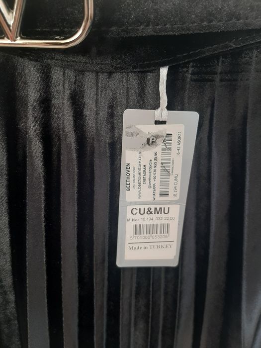 Новая юбка плиссе бархат