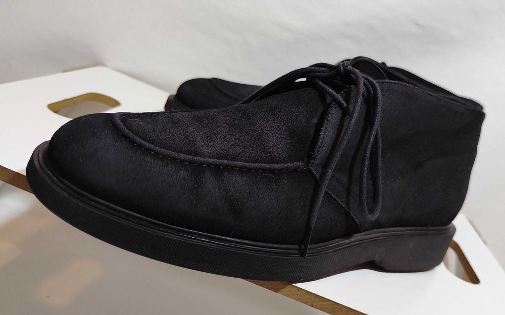 Ghete lace up 40 split toe Lav Artigianale piele naturala moale