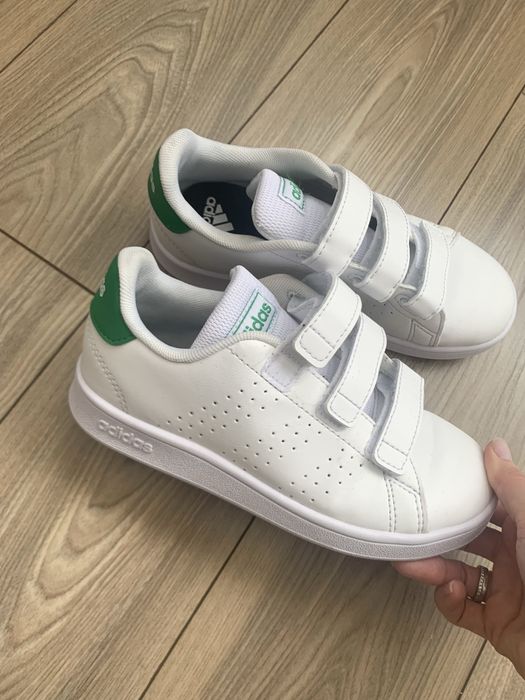 Кожени бели кецове Adidas Адидас