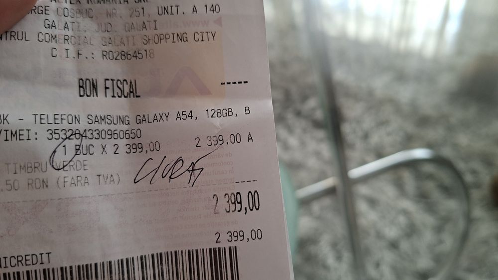 Samsung A54 5G stare foarte buna - Galati