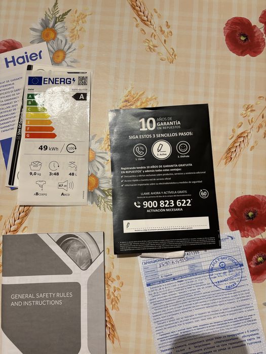 Пералня HAIER HW90-B14939-S