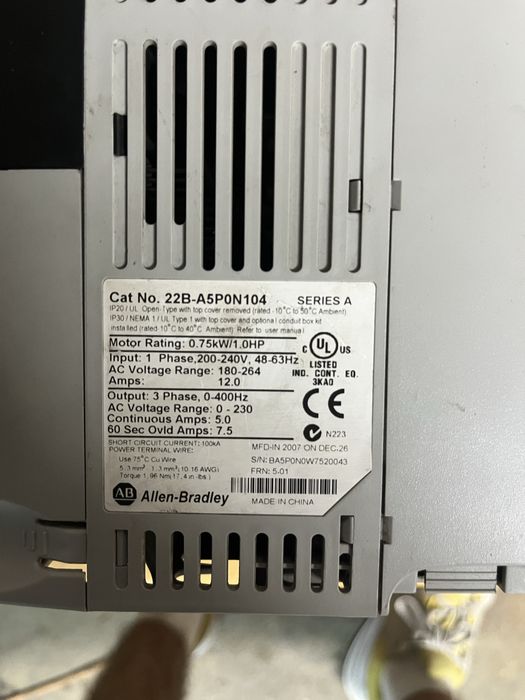 Convertizor de frecventa PowerFlex40 Hidiselu de Jos • OLX.ro