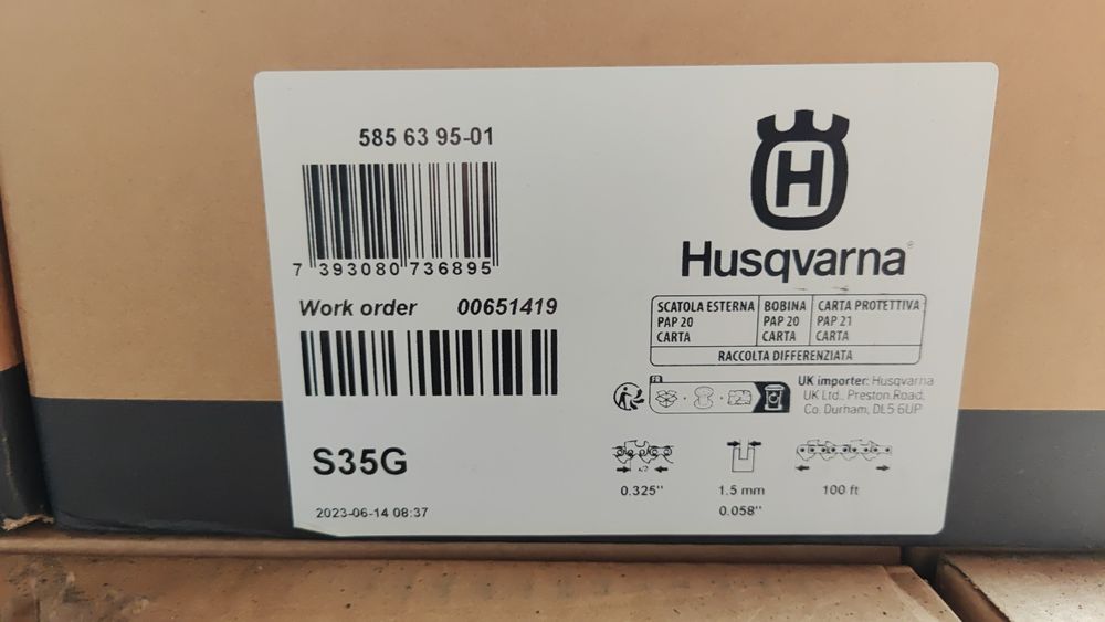 Rola lanț Husqvarna 325"1.5MM X-cut S35G