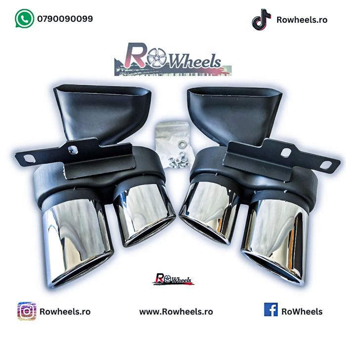 Ornamente tobe Tips evacuare tobe toba auto sport AUDI A3 A4 A5 A6 A7 A8 Q3 Q5 C8