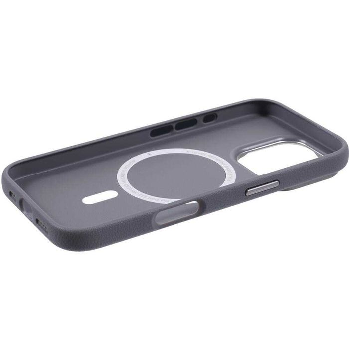 Husa piele magsafe + Folie ecran APPLE iPhone 16 Pro Max Plus 16 Pro