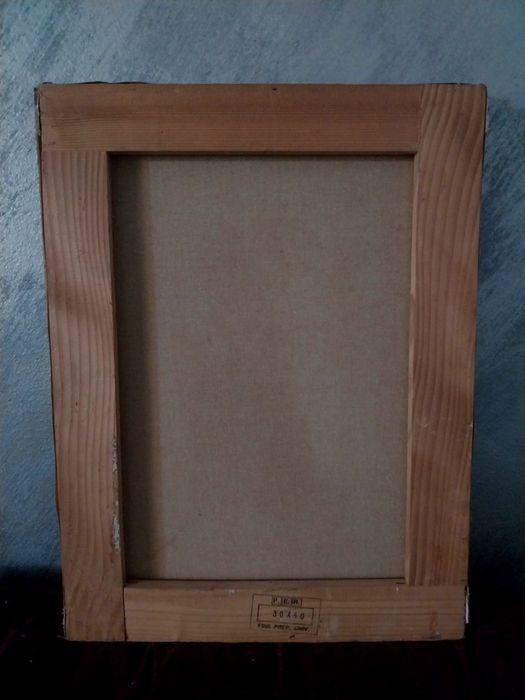 Tablou original – „Nud feminin” – ulei pe pânză, 40×30 cm, semnat Th. Alexis, ramă din lemn