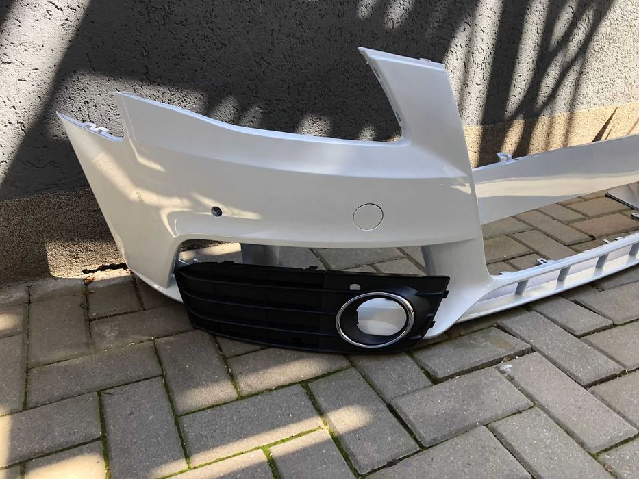 Bara Fata + Grile Proiectoare Audi A4 B8 An 2007-2011 Vopsita Alb