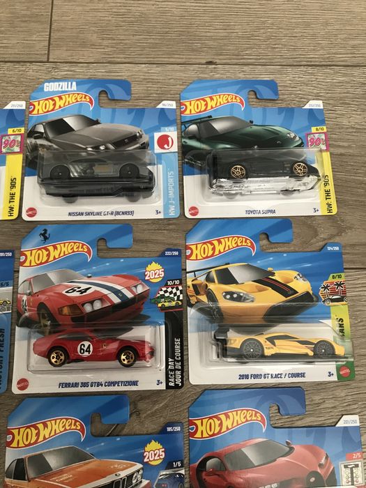 Hot wheels колички Ferrari bmw nissan ford supra hotwheels matchbox