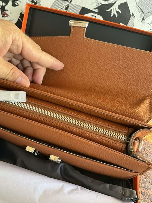 Мъжка чанта Hermes ест кожа