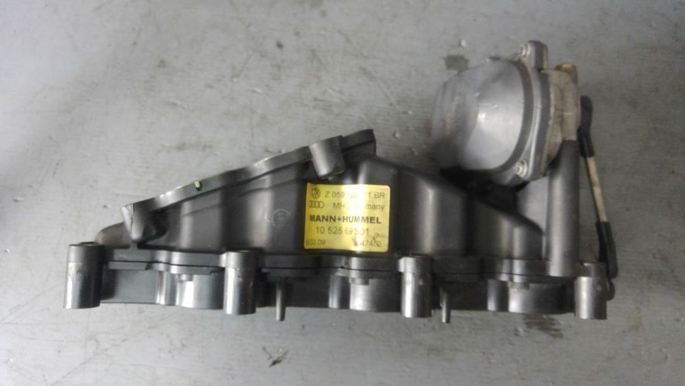 Galerie admisie cu clapete si motoras stanga 2.7 tdi can euro 5 audi a6 4f c6 059129711br 059129086l