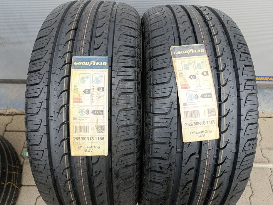 Două anvelope noi M+S 285 60 18 Goodyear Eficient Grip SUV 4x4
