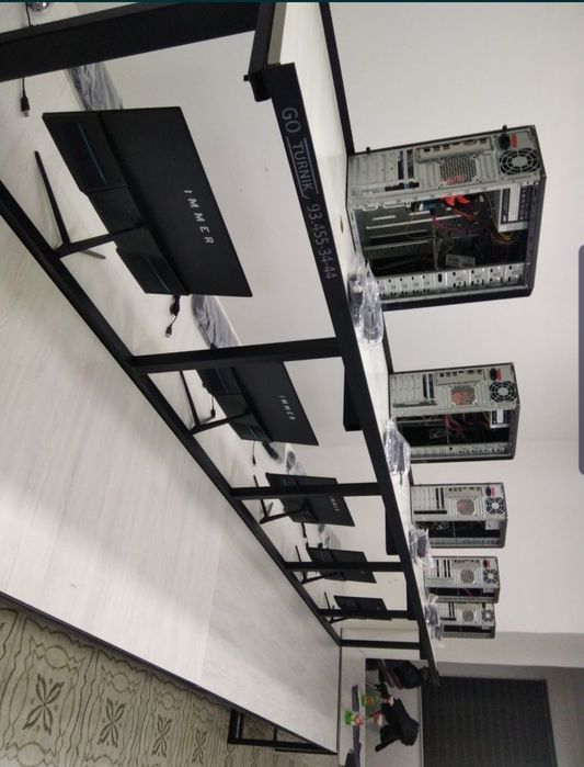 10 dona kompyuter PUBG va Tank oynidi