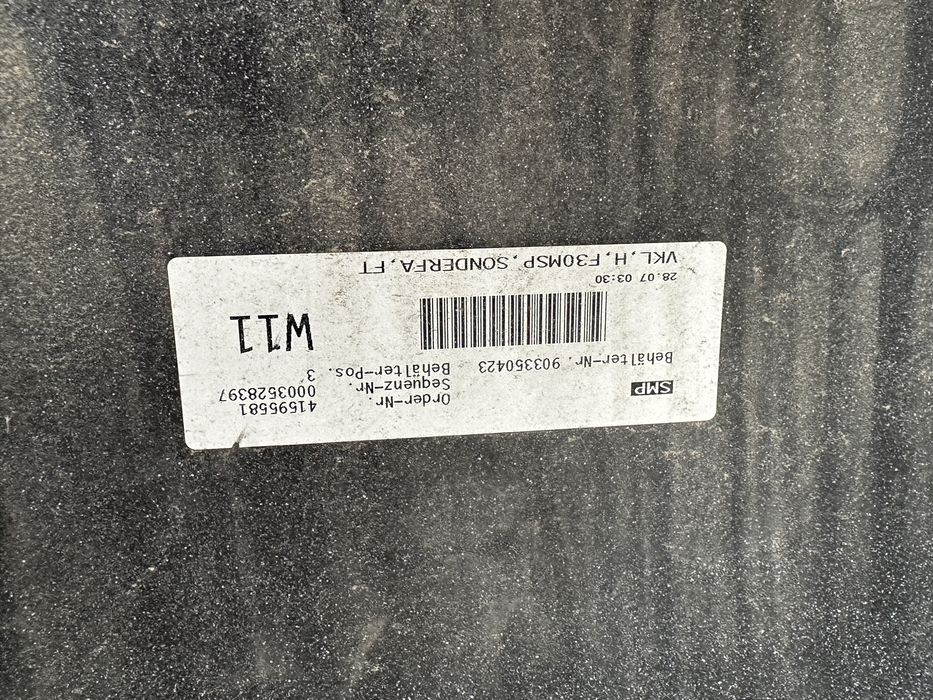 Bara spate M BMW F30 Sedan Facelift