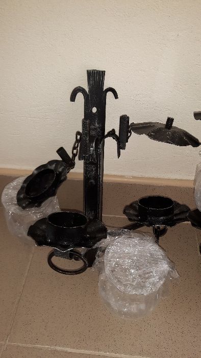 Corpuri iluminat rustice fier forjat