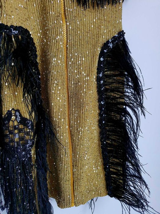 Rochie aurie  eleganta, mărimea S