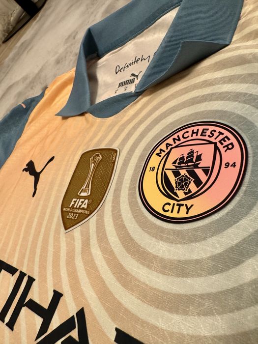 Tricou de Fotbal Manchester City 24/25 Fourth (Player Versio)