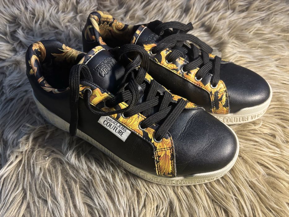 Versace Jeans Couture – sneakers negru & auriu