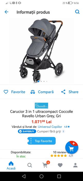 Vând carut copii