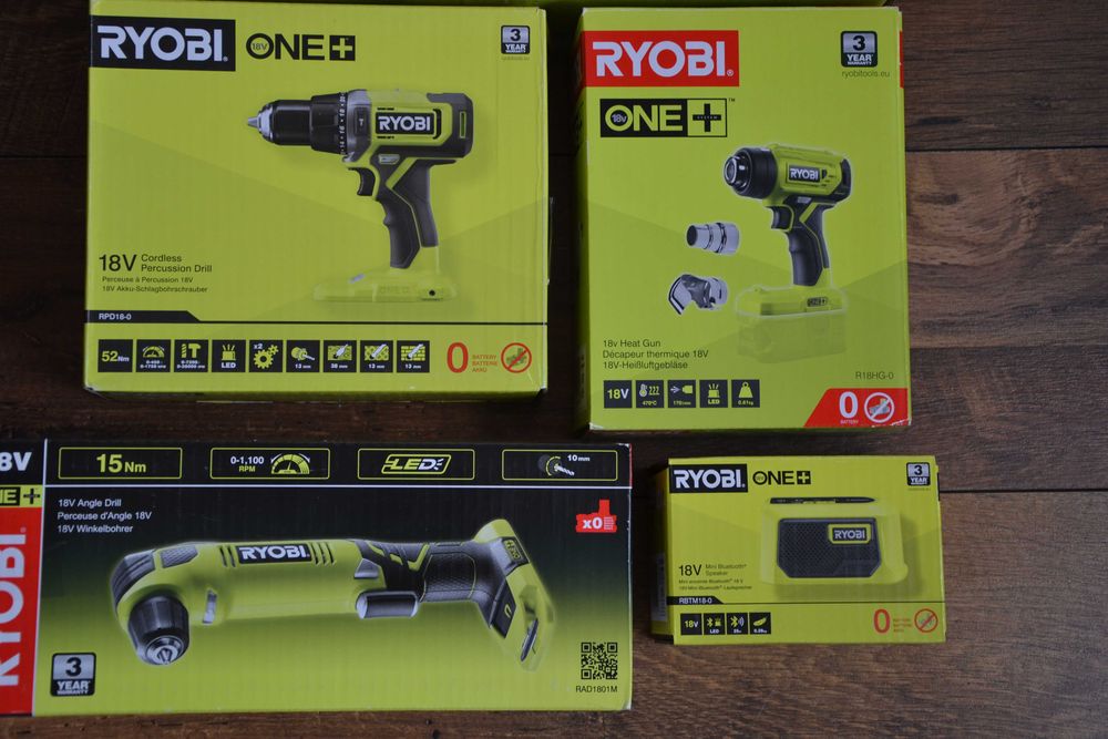 Нови акумулаторни инструменти Ryobi 18V