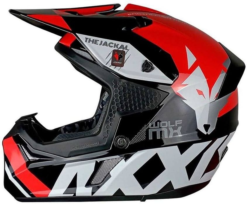 Casca Axxis Jackal Wolf B5 NEFOLOSITA+Husa Protectie