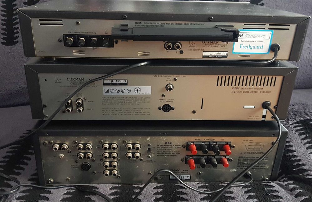 LUXMAN set High-End amplificator L-120A + tuner T-115