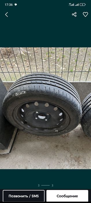 Кукон диска+балон 15R  michelin