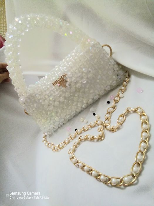Сумка из бусин Жемчужина сумка