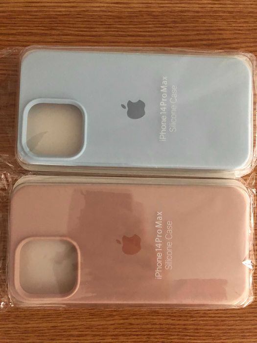 2 x Huse silicon Apple Logo - Iphone 14 Pro Max