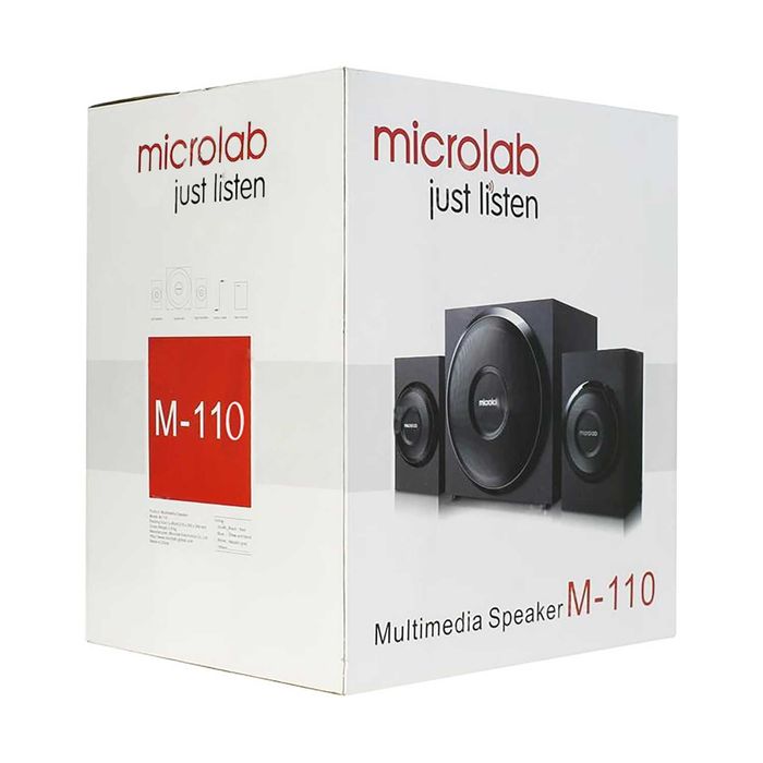 Колонки Стереосистема Microlab M-110 / 2.1 / 10W RMS (2,5*2+5W) 1.4