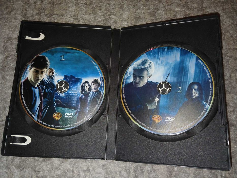 DVD Harry Potter volumele 1-6, stare foarte bună, subtitrare limba română