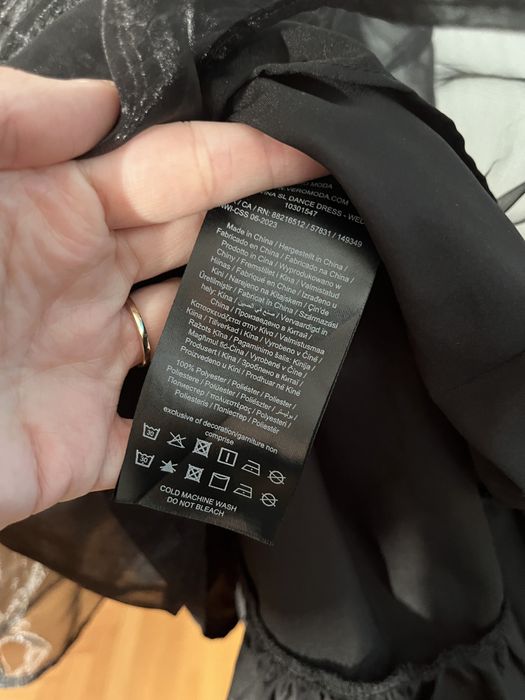 Rochie neagră Vero Moda, S