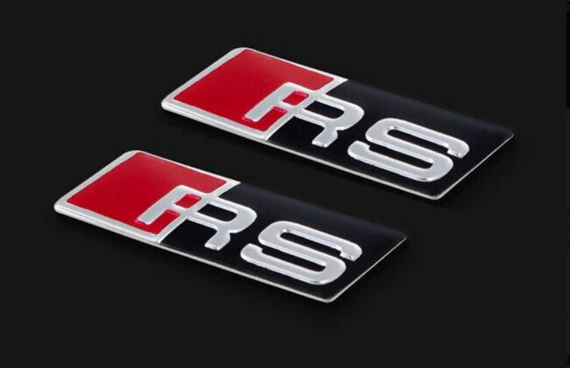 Eмлема Audi S line лого S-line RS / решетка / врати / волан сива черна