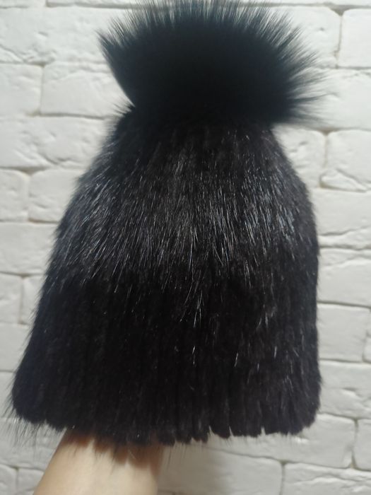 Шапка норковая женская