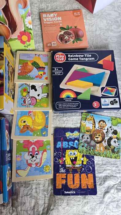 Лот пъзели и игри