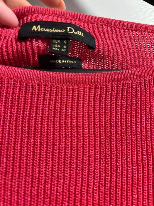 Bluza Massimo Dutti - noua - roșie, eleganta,  mărimea S/36
