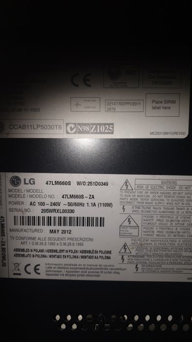 LG 47 инча WIFI,3D