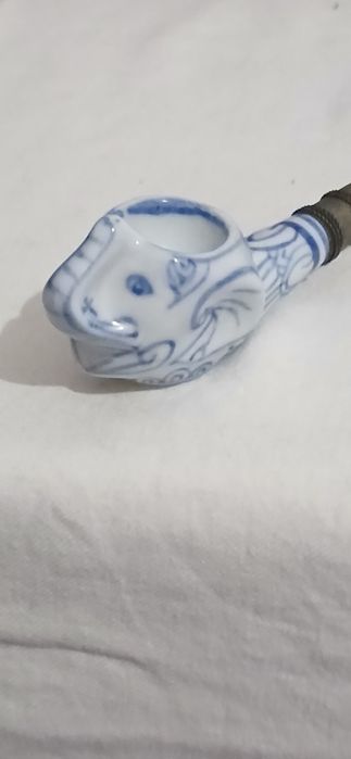 Vand Pipa din : portelan ,cupru. Nepal