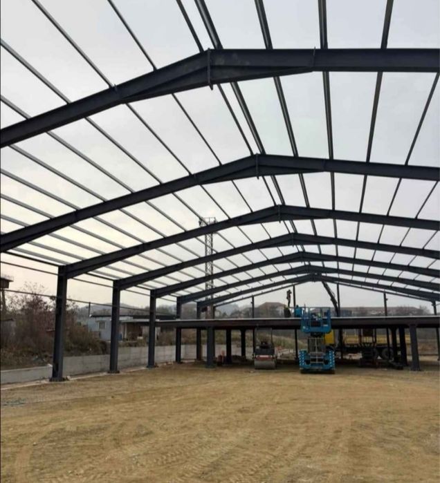 Vând structură metalică 7x26x4sau 10x20x4 sau 12x30x4