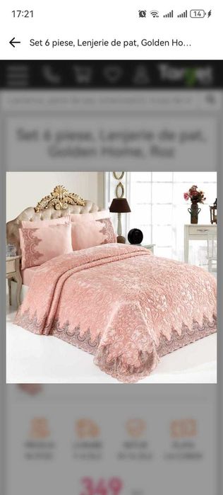 Set de pat Golden Home