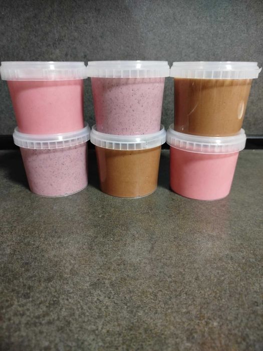 Мед и Крем мед с лиофелизирани плодове Малина,Боровинка,Какао