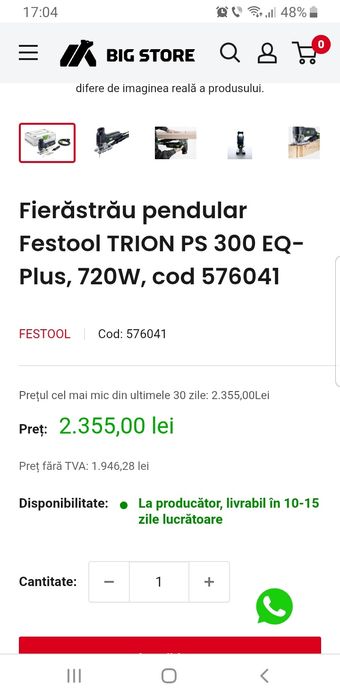 Pendular Festool PS 300 EQ