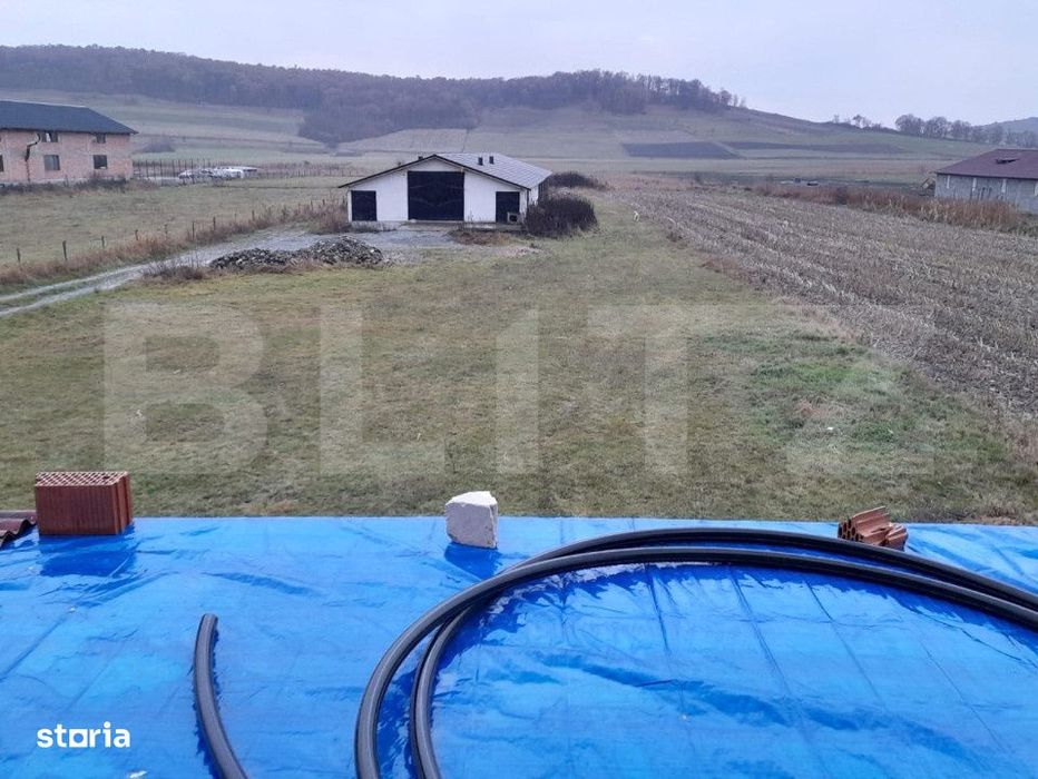 Casa individuala,180mp, 5000 mp teren plus Hala 550mp.CEPARI