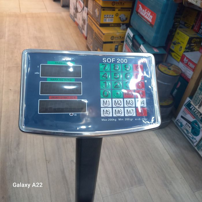 SOF 200 sof turdagi tarozi sertifikatlik