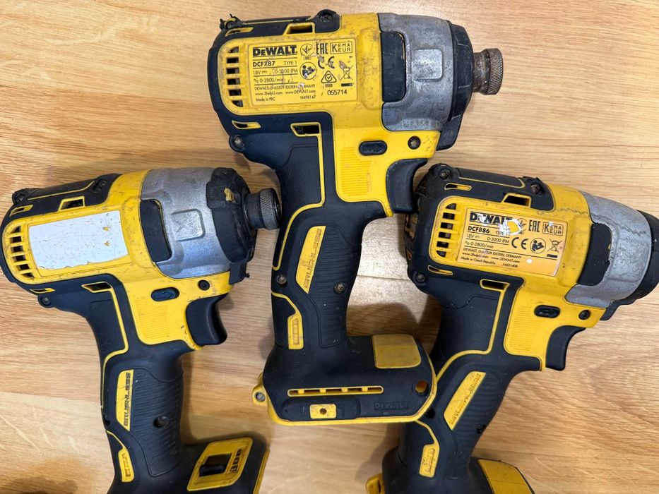 Винтоверти Импакти Dewalt 18v