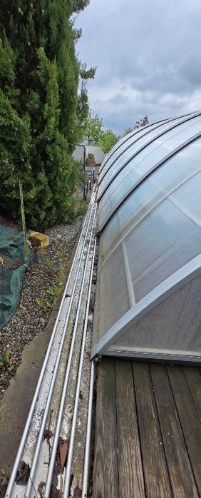 Acoperis culisant pentru Piscină 12,2mX6mX2,7m