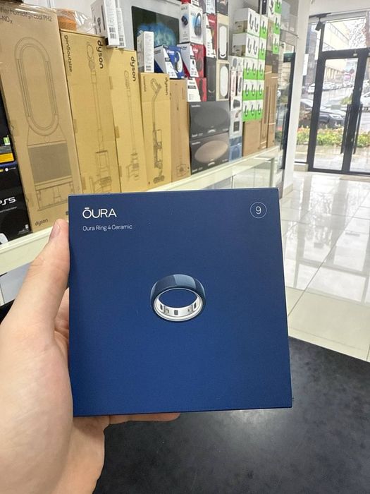 Умное кольцо Oura ring 4 Gold, Ceramic, Silver