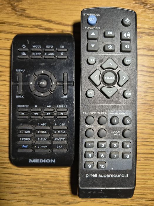 Telecomenzi sound bar sau radio cu internet Amadeus, JVC, Pinell, Medion,Tivoli, Philips