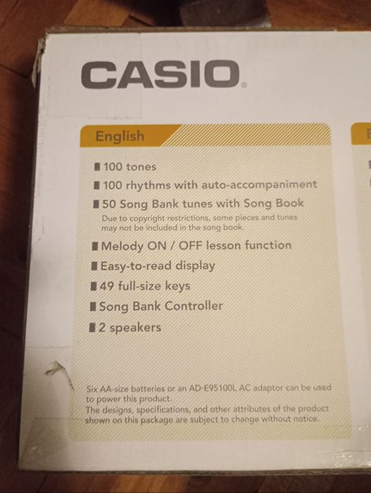 Синтезатор  CASIO  CTK-240
