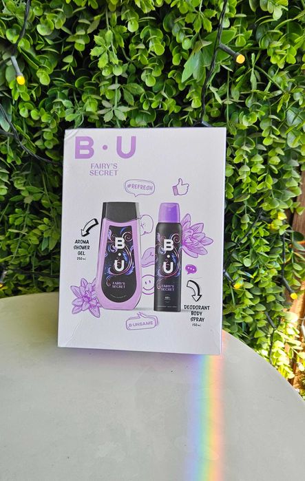 B.U подаръчен комплект за жени, Душ гел, Дезодорант