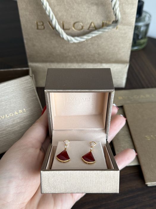 Bvlgari серьги 750 проба